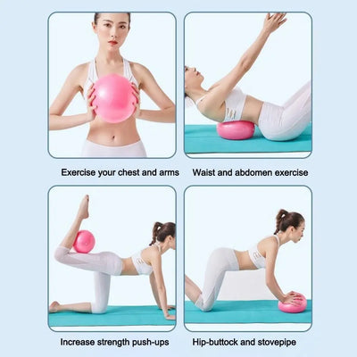 PVC Yoga Ball Easy Inflation Anti Burst Indoor Pilates Exercise Gym Ball Balance & Stability Fitness Exercise Balls
